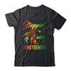 Afro Woman High Heels Black Girl Stepping Into Juneteenth Shirt & Tank Top | siriusteestore