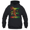 Afro Woman High Heels Black Girl Stepping Into Juneteenth Shirt & Tank Top | siriusteestore