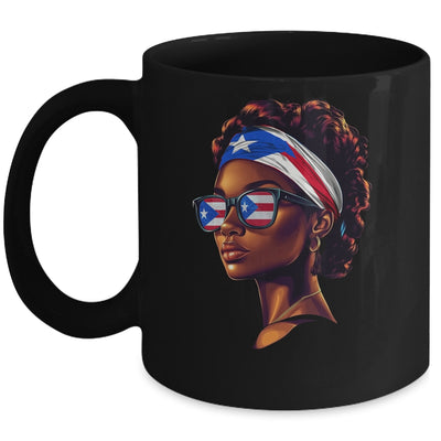 Afro Women Boricua Latina Puerto Rican Flag Sunglasses Mug | siriusteestore