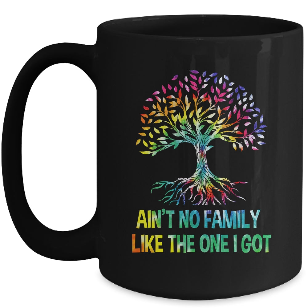 Ain't No Family Like The One I Got Tie Dye Funny Family Mug | siriusteestore
