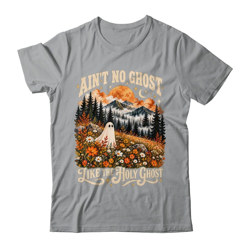 Ain't No Ghost Like The Holy Ghost Floral Forest Halloween Shirt & Sweatshirt | siriusteestore