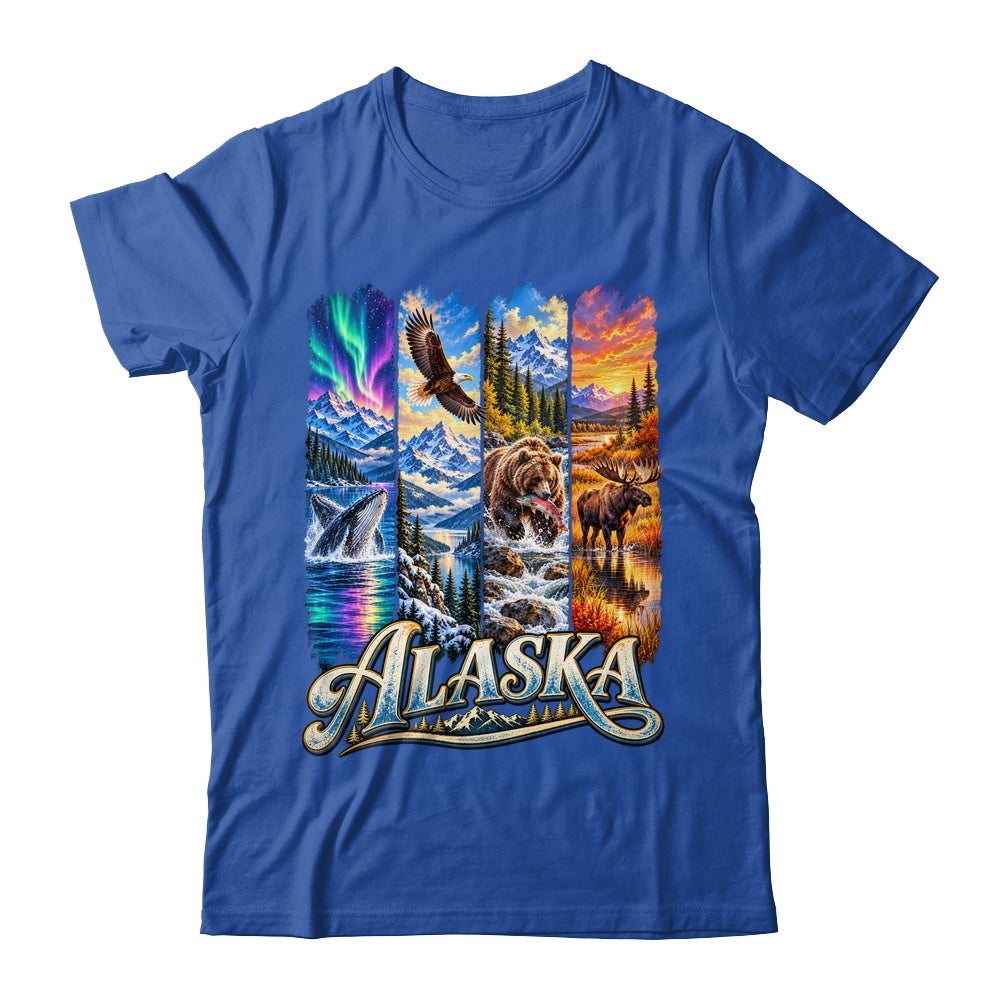 Alaska Adventure Nature Wildlife Bear Hiking Moose Travel Shirt & Hoodie | siriusteestore