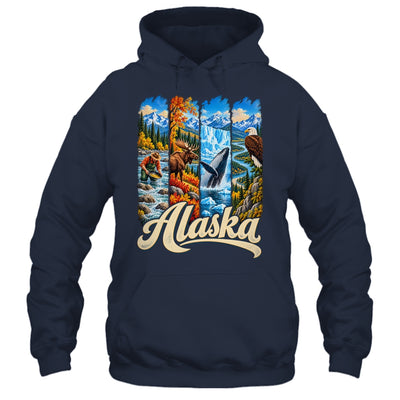 Alaska Adventure Nature Wildlife Bear Moose Eagle Travelling Shirt & Hoodie | siriusteestore