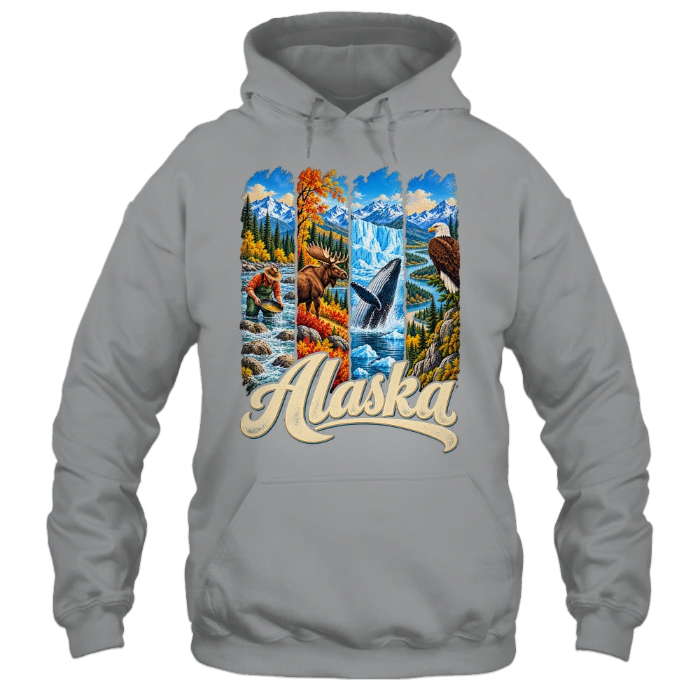 Alaska Adventure Nature Wildlife Bear Moose Eagle Travelling Shirt & Hoodie | siriusteestore