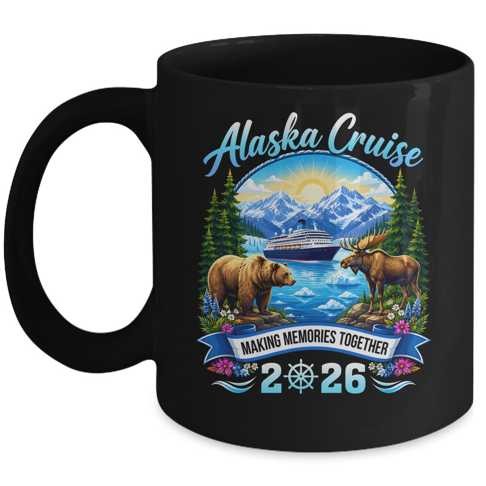 Alaska Cruise 2026 Family Friends Vacation Travel Matching Mug | siriusteestore