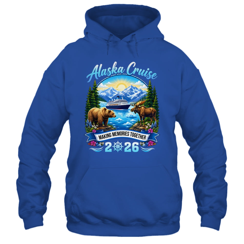Alaska Cruise 2026 Family Friends Vacation Travel Matching Shirt & Hoodie | siriusteestore