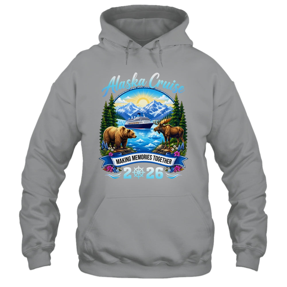 Alaska Cruise 2026 Family Friends Vacation Travel Matching Shirt & Hoodie | siriusteestore