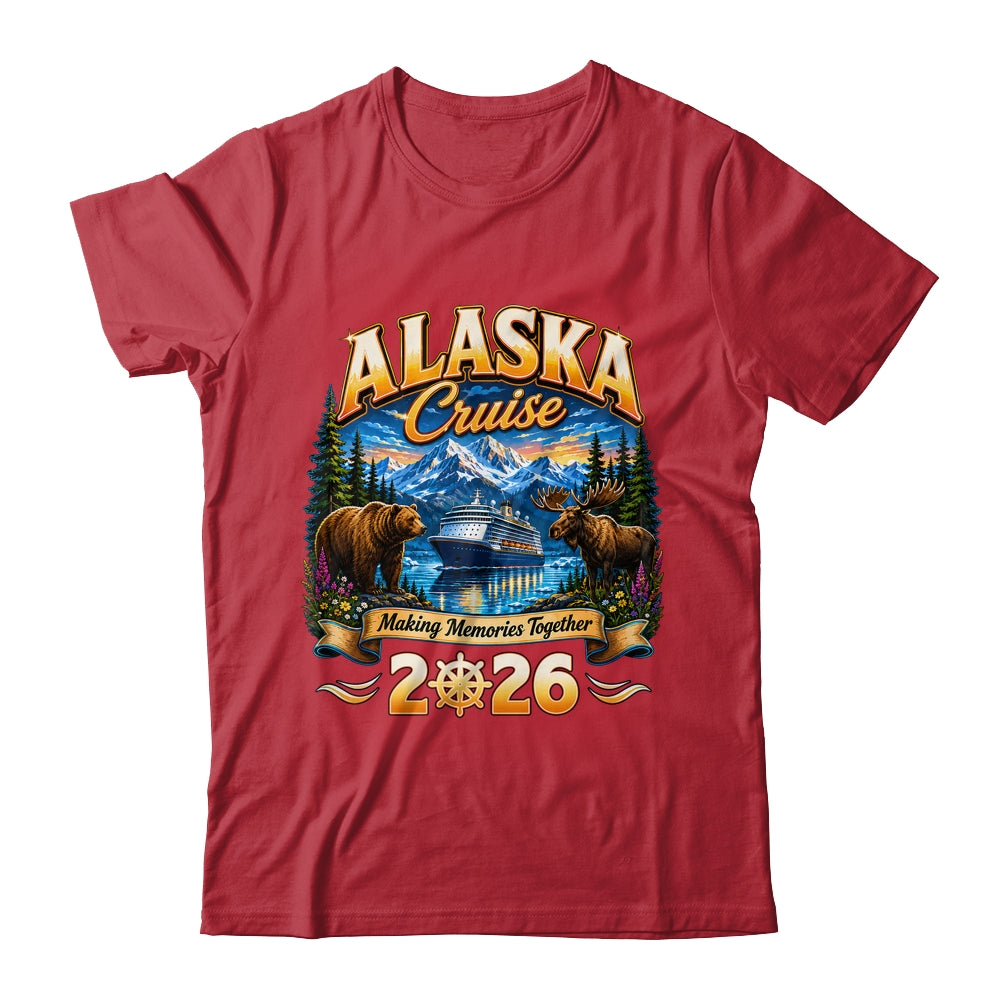 Alaska Cruise 2026 Friends Family Vacation Matching Memories Shirt & Hoodie | siriusteestore