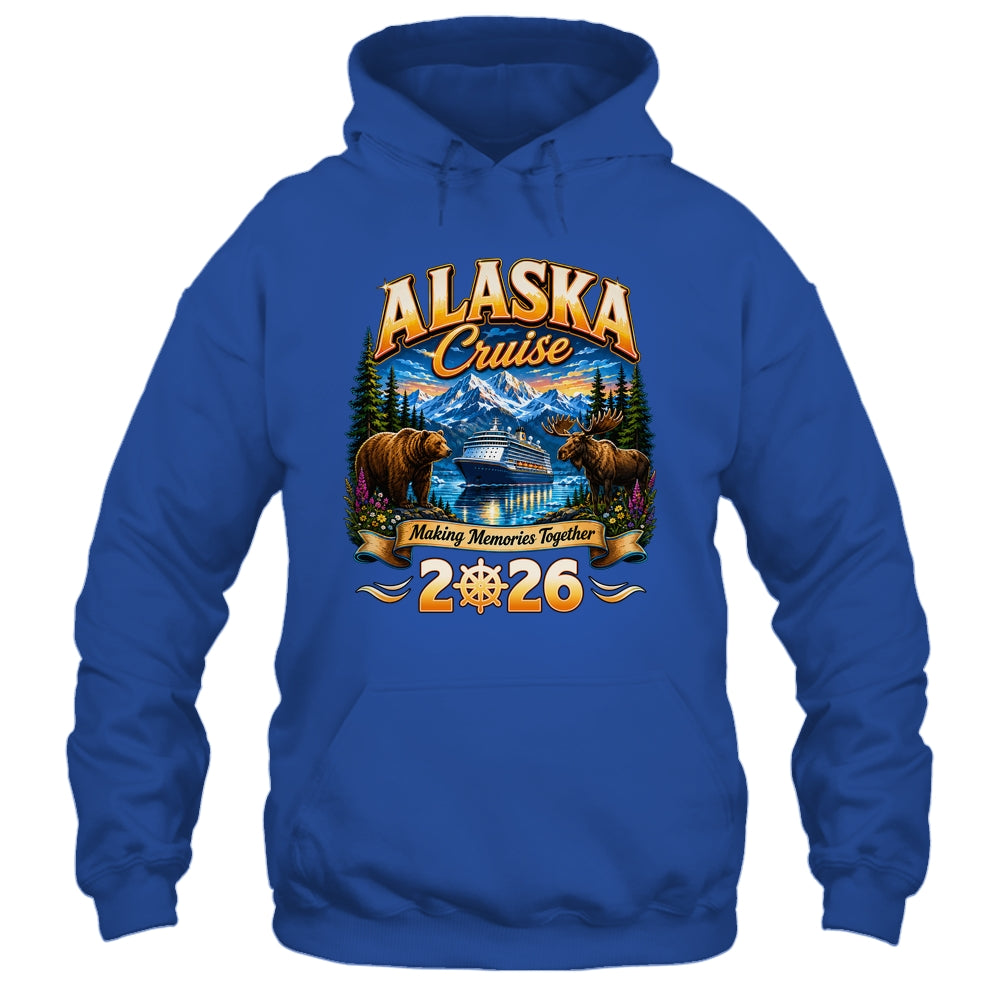 Alaska Cruise 2026 Friends Family Vacation Matching Memories Shirt & Hoodie | siriusteestore