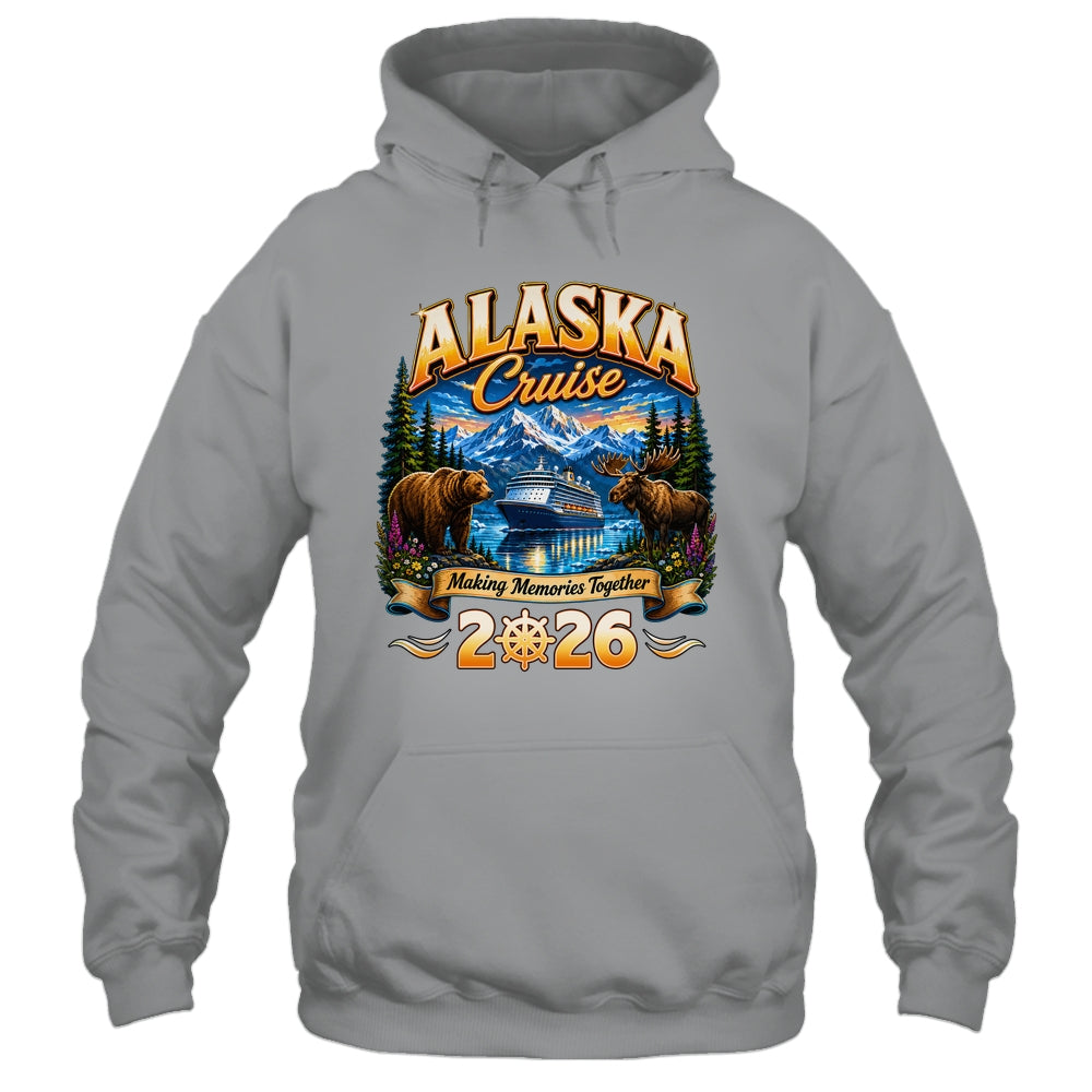 Alaska Cruise 2026 Friends Family Vacation Matching Memories Shirt & Hoodie | siriusteestore