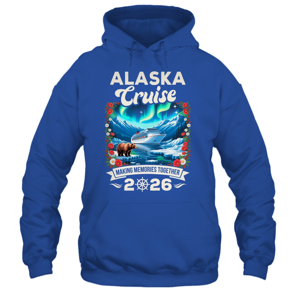Alaska Cruise 2026 Matching Family And Friends Group Alaskan Shirt & Hoodie | siriusteestore
