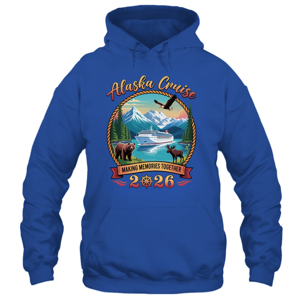Alaska Cruise 2026 Matching Family Friends And Group Alaskan Shirt & Hoodie | siriusteestore