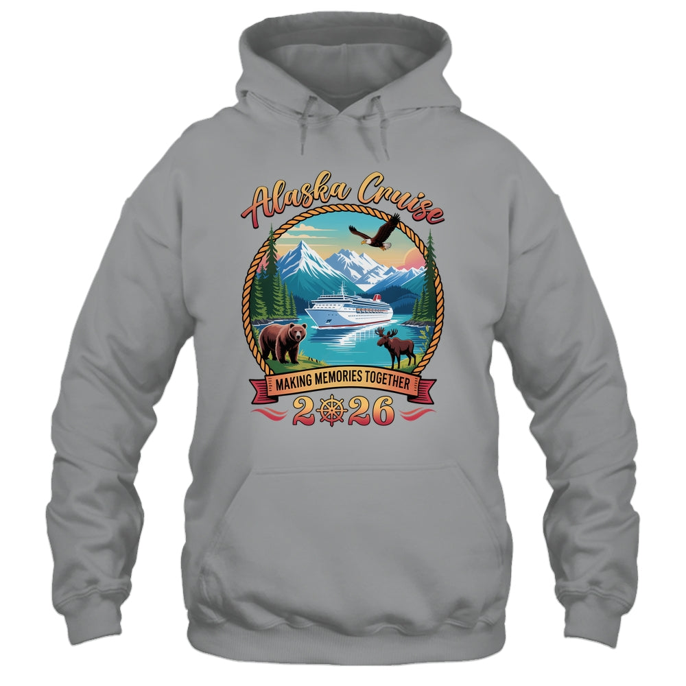 Alaska Cruise 2026 Matching Family Friends And Group Alaskan Shirt & Hoodie | siriusteestore
