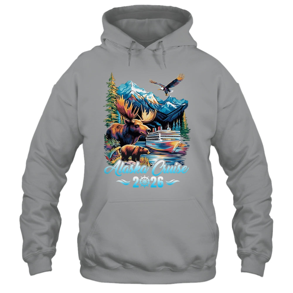 Alaska Cruise 2026 Matching Family Friends Group Alaskan Vacation Shirt & Hoodie | siriusteestore