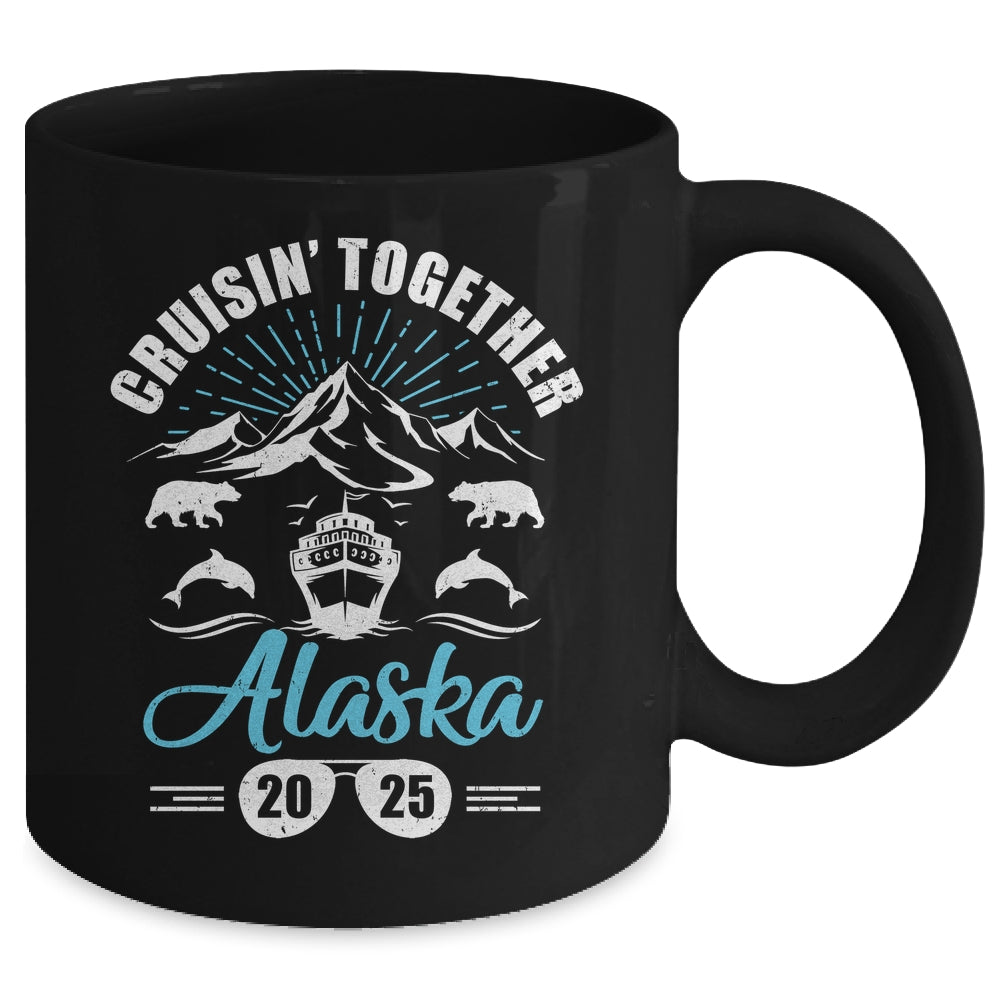 Alaska Cruise Together 2025 Family Friends Vacation Travel Mug | siriusteestore