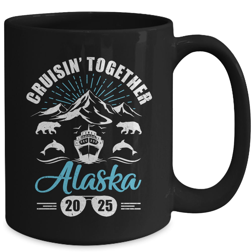 Alaska Cruise Together 2025 Family Friends Vacation Travel Mug | siriusteestore
