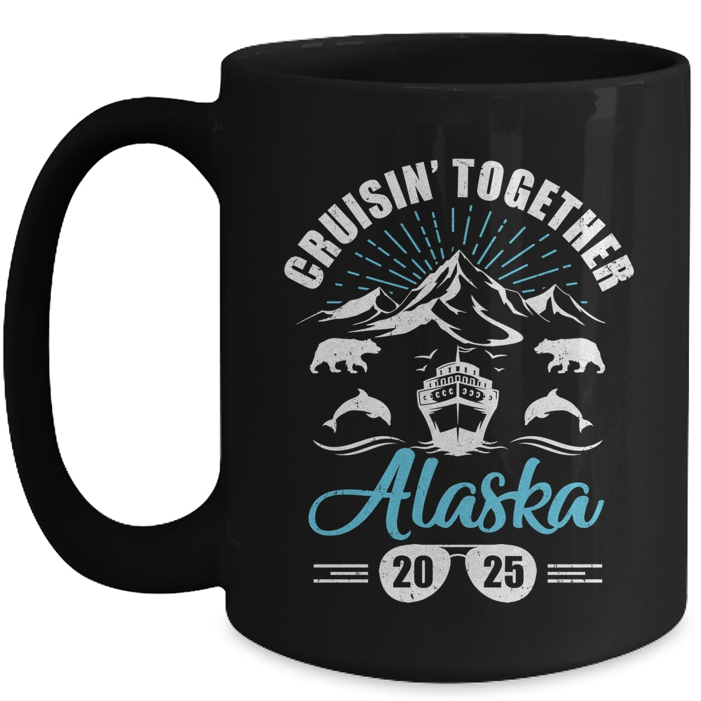 Alaska Cruise Together 2025 Family Friends Vacation Travel Mug | siriusteestore