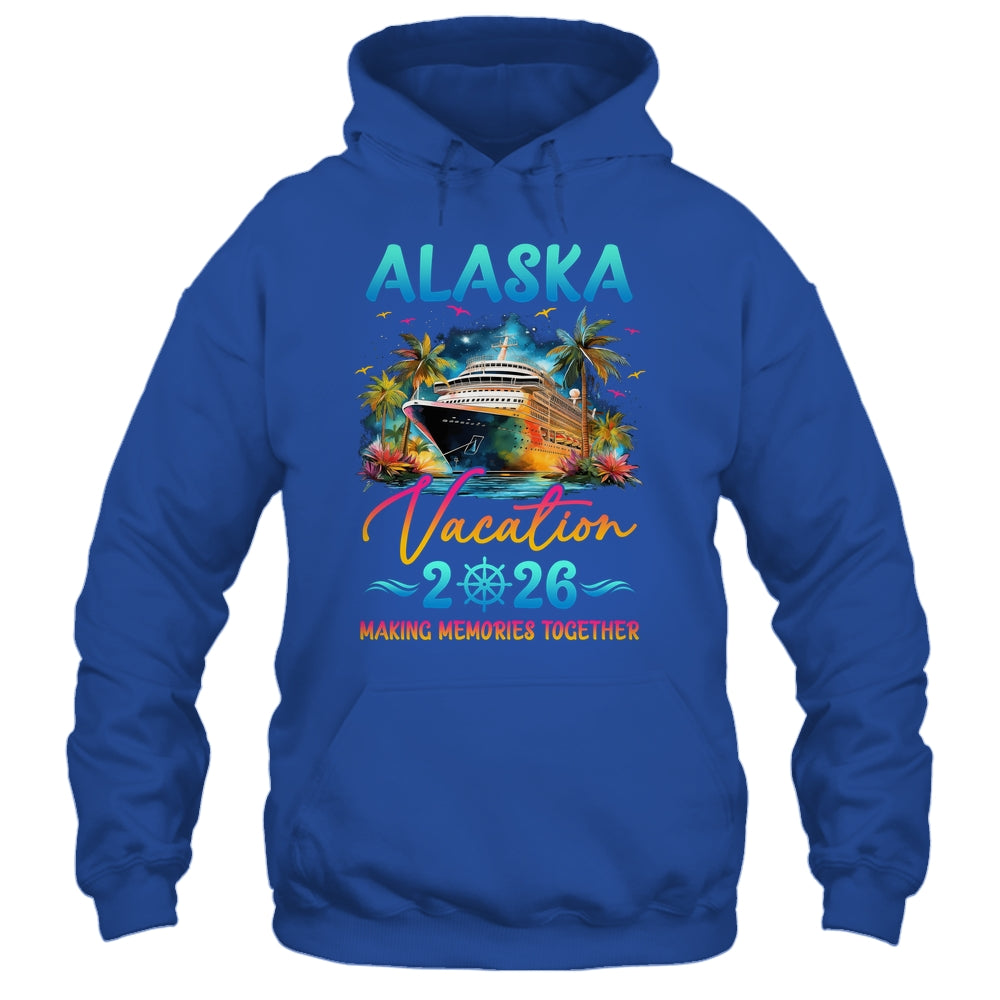 Alaska Family Vacation 2026 Matching Group Summer Shirt & Tank Top | siriusteestore