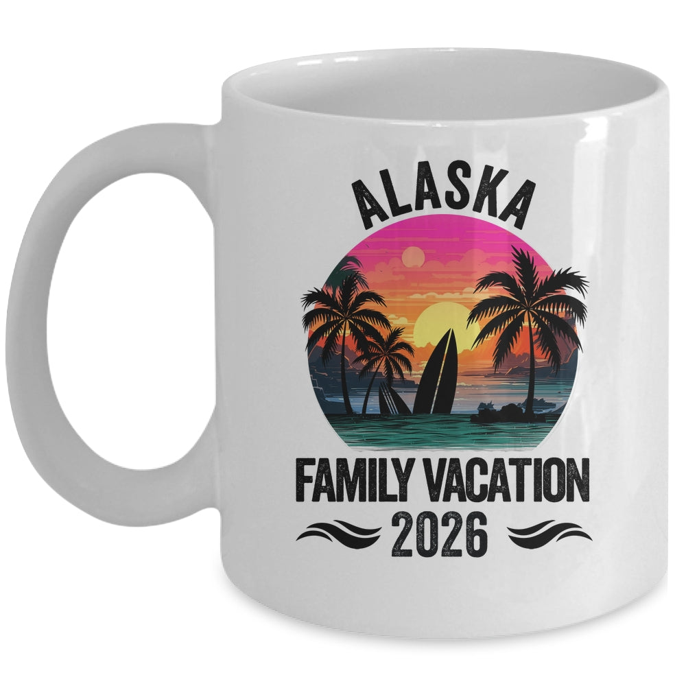 Alaska Family Vacation 2026 Matching Outfits Beach Summer Mug | siriusteestore