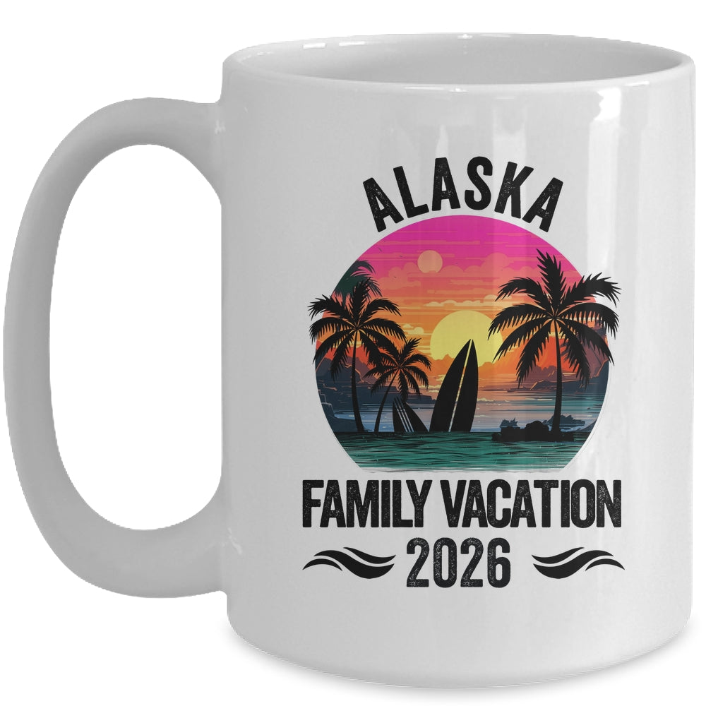Alaska Family Vacation 2026 Matching Outfits Beach Summer Mug | siriusteestore