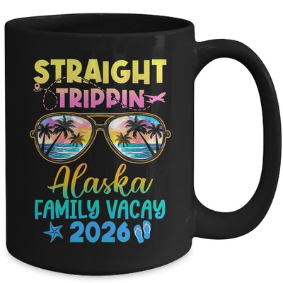 Alaska Family Vacay Vacation 2026 Straight Trippin Mug | siriusteestore