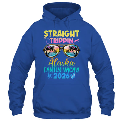 Alaska Family Vacay Vacation 2026 Straight Trippin Shirt & Tank Top | siriusteestore