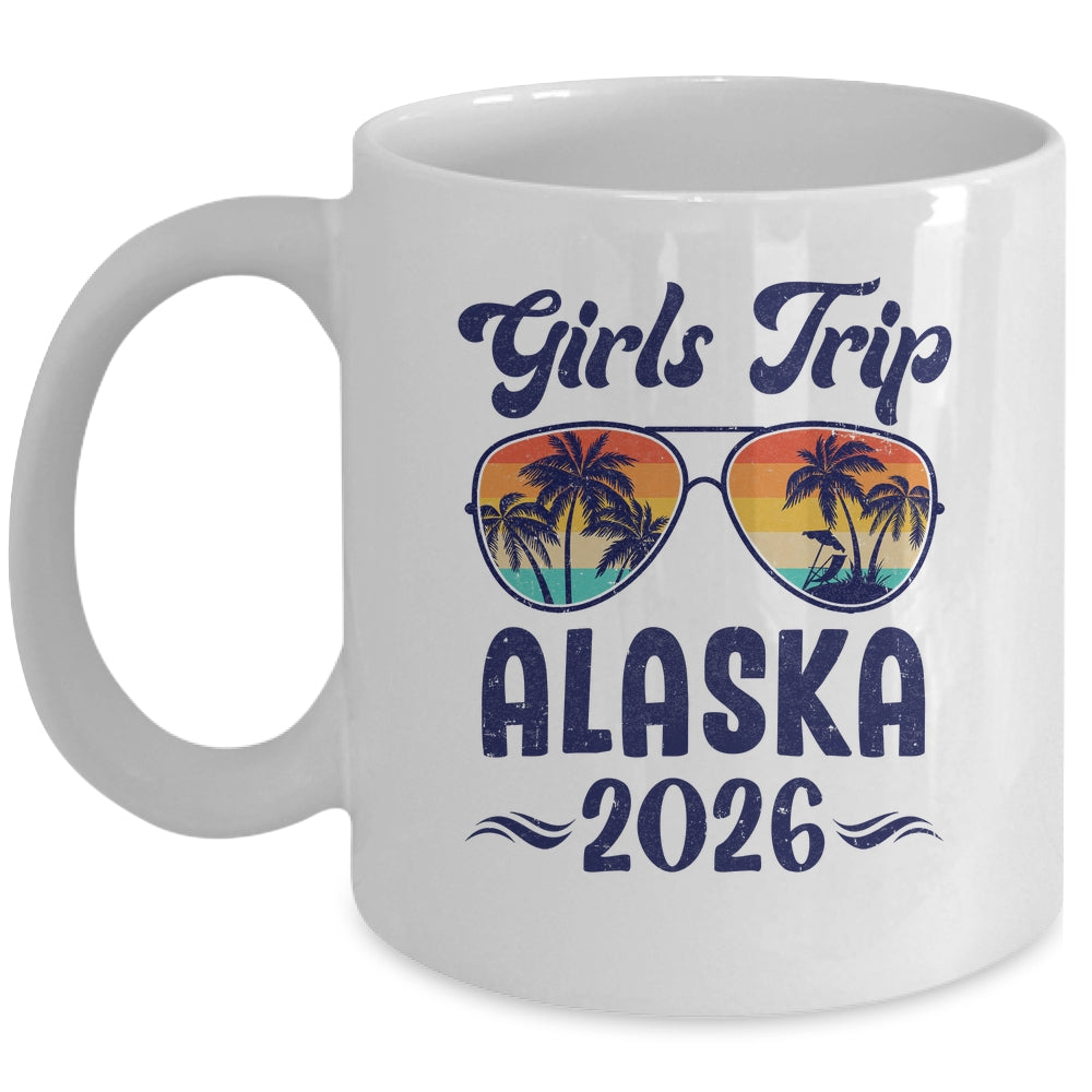 Alaska Girls Trip Beach Vacation 2026 Matching Group Mug | siriusteestore