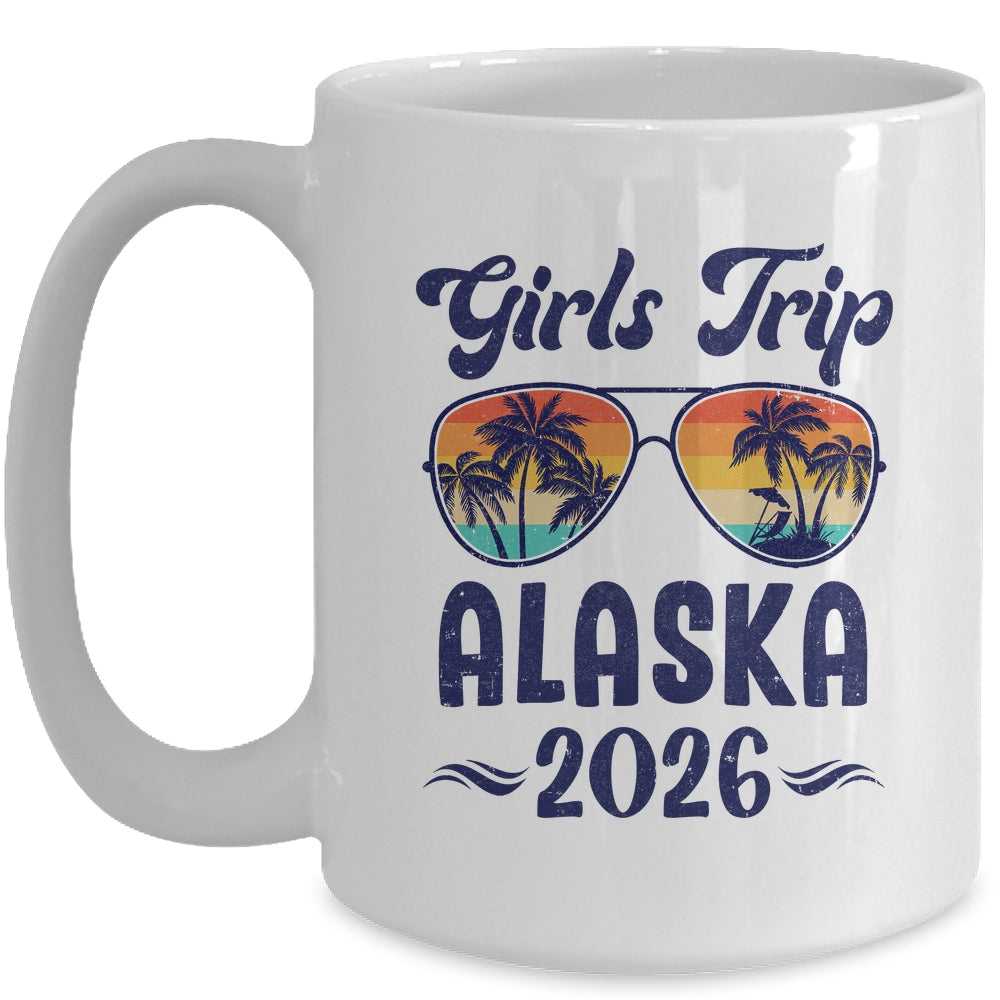 Alaska Girls Trip Beach Vacation 2026 Matching Group Mug | siriusteestore
