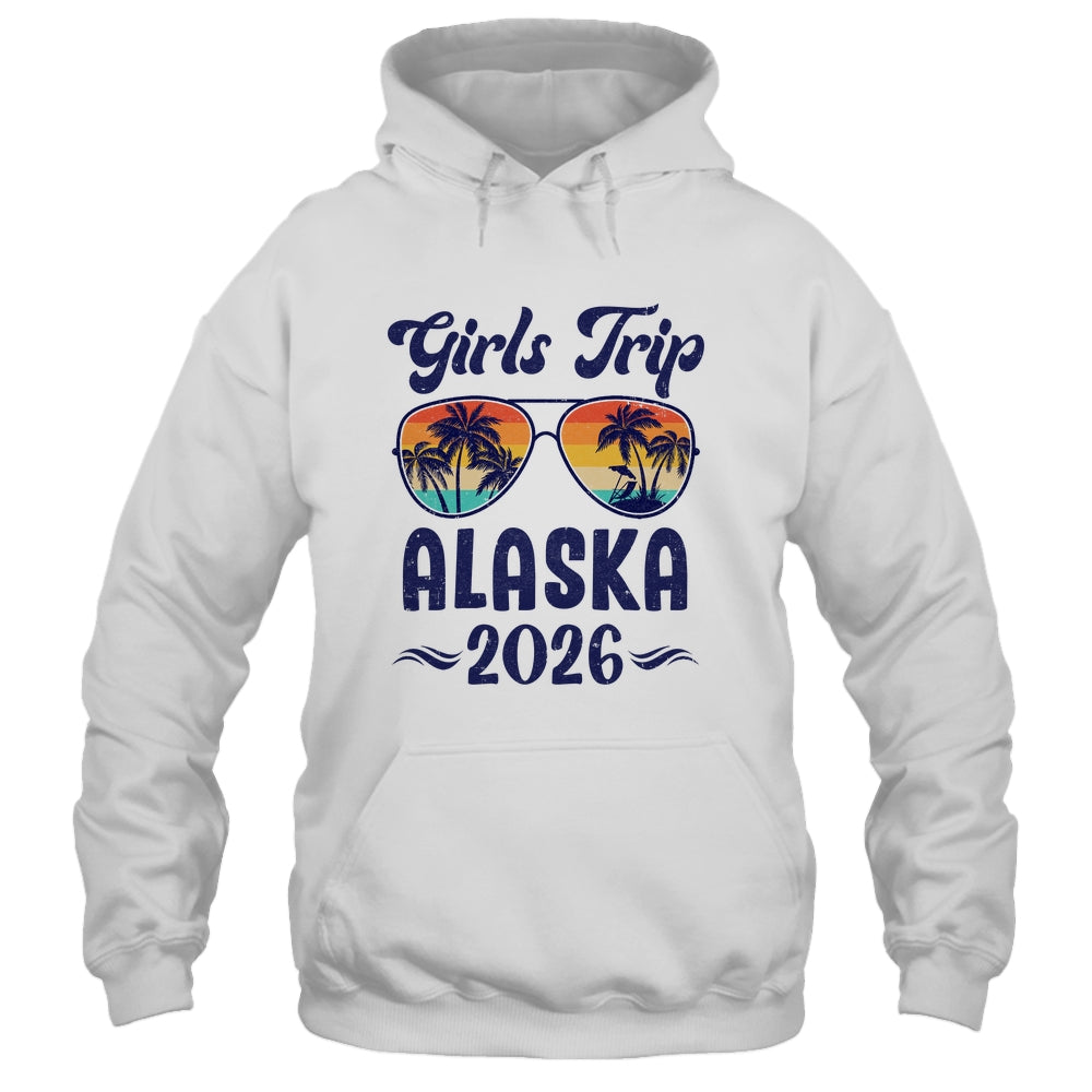 Alaska Girls Trip Beach Vacation 2026 Matching Group Shirt & Hoodie | siriusteestore