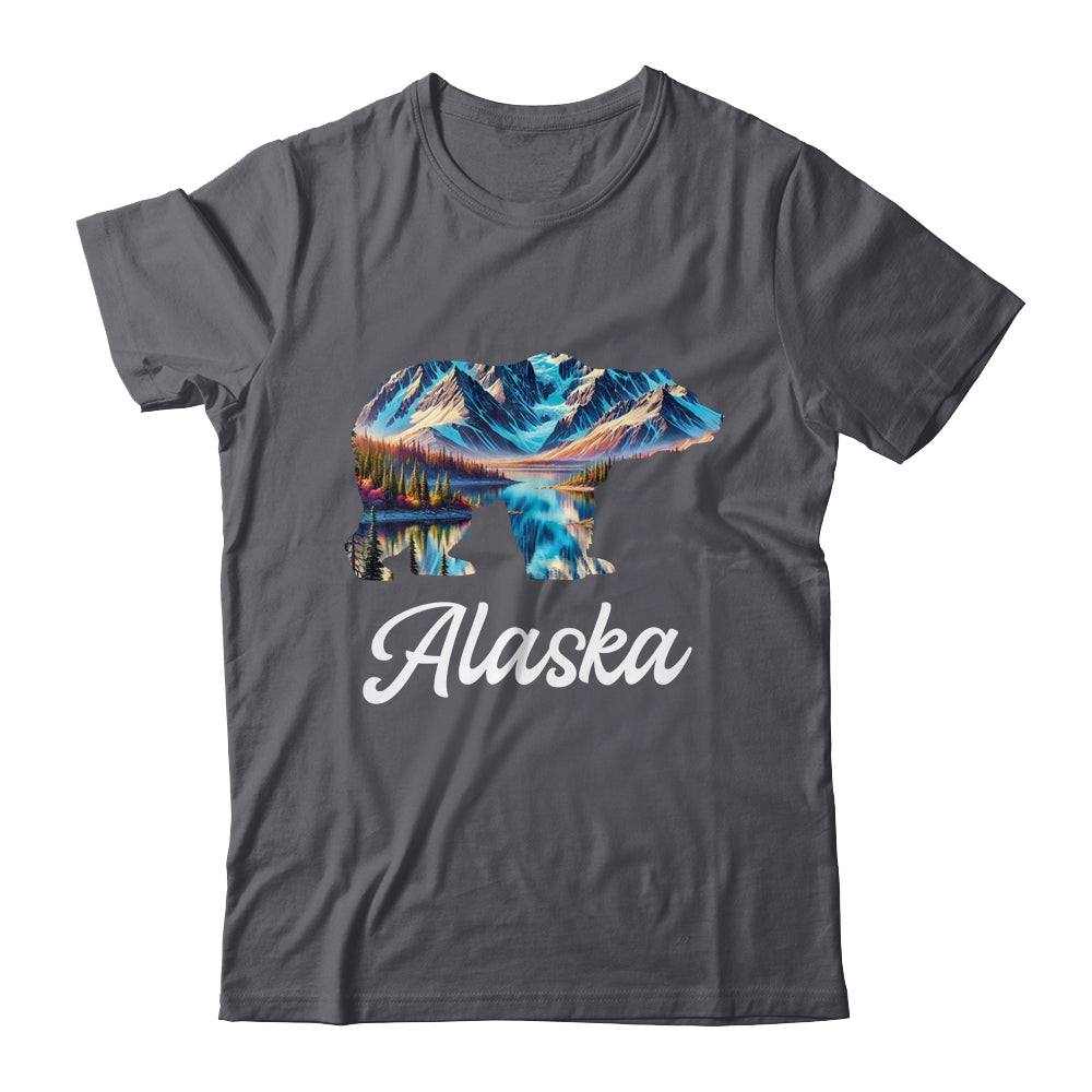 Alaska Mountains Bear Alaskan Lover Souvenir Vacation Trip Shirt & Hoodie | siriusteestore