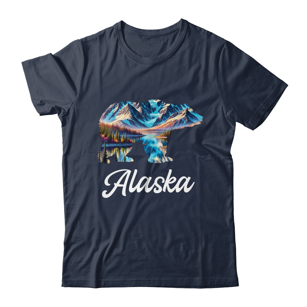 Alaska Mountains Bear Alaskan Lover Souvenir Vacation Trip Shirt & Hoodie | siriusteestore