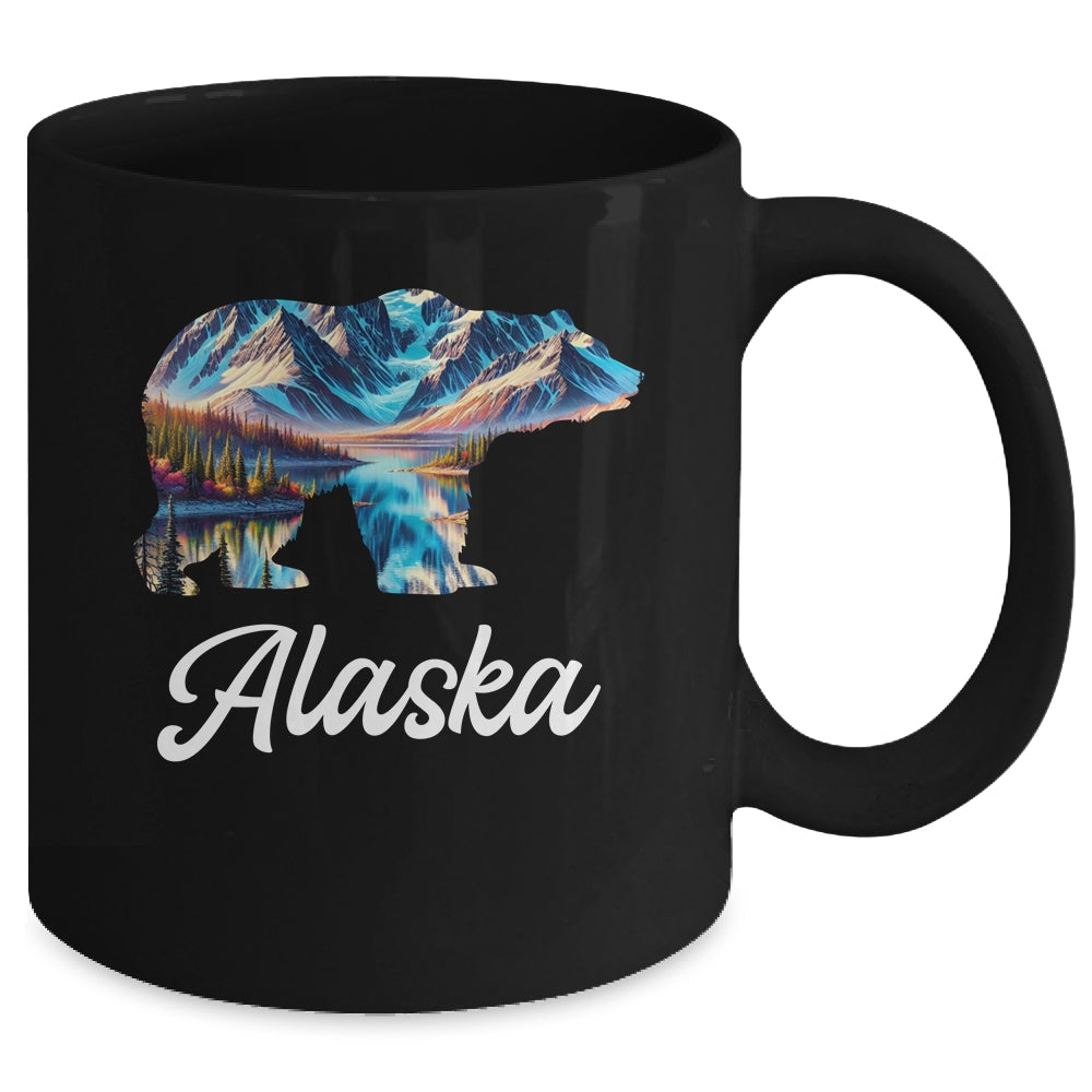 Alaska Mountains Bear Alaskan Lover Souvenir Vacation Trip Mug | siriusteestore