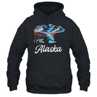 Alaska Mountains Bear Alaskan Lover Souvenir Vacation Trip Shirt & Hoodie | siriusteestore