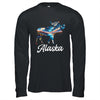 Alaska Mountains Moose Alaskan Lover Souvenir Vacation Trip Shirt & Hoodie | siriusteestore
