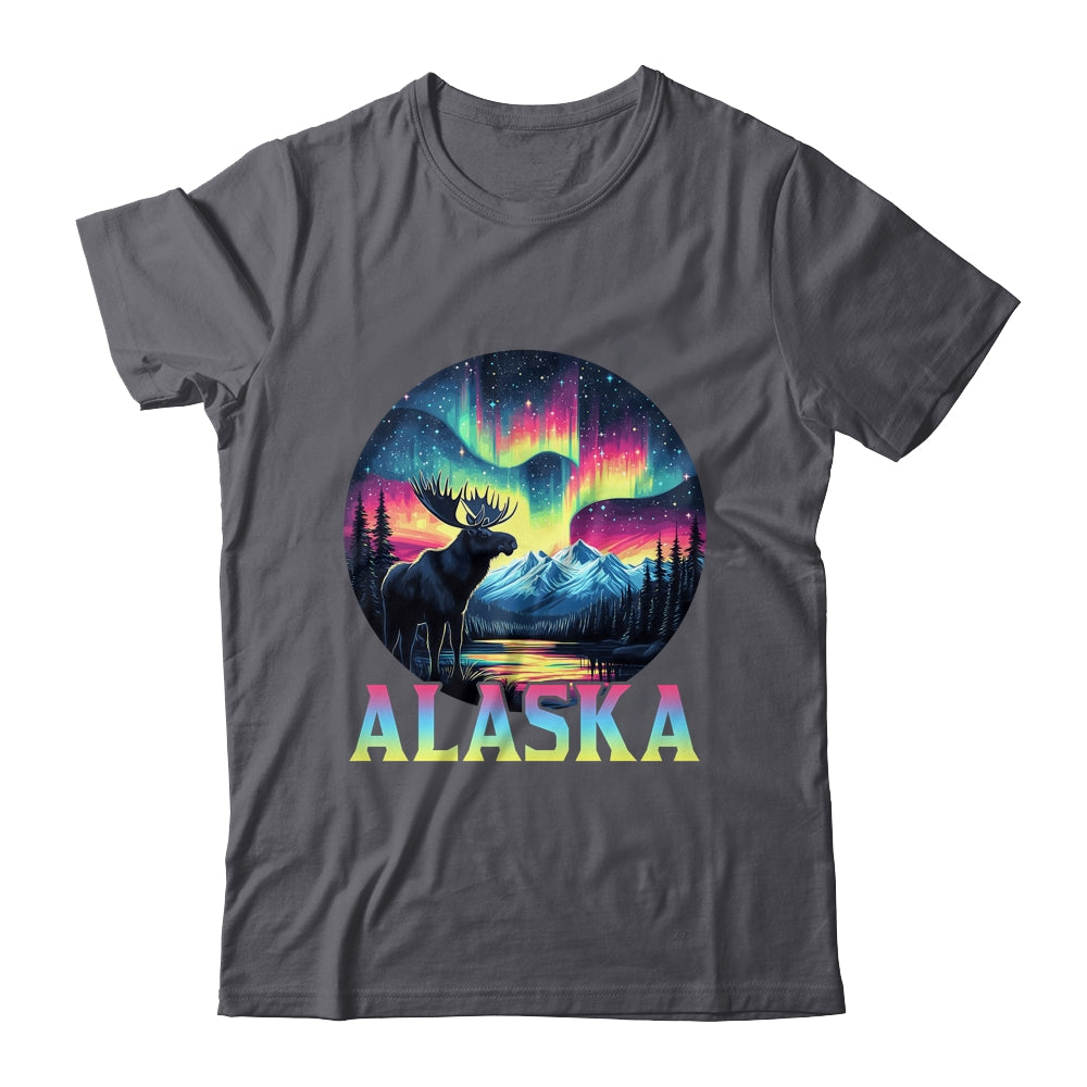 Alaska Northern Lights Aurora Viewing Alaska Vacation Moose Shirt & Hoodie | siriusteestore