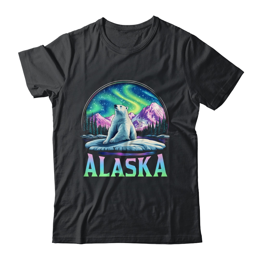 Alaska Northern Lights Aurora Viewing Bear Vacation Trip Shirt & Hoodie | siriusteestore