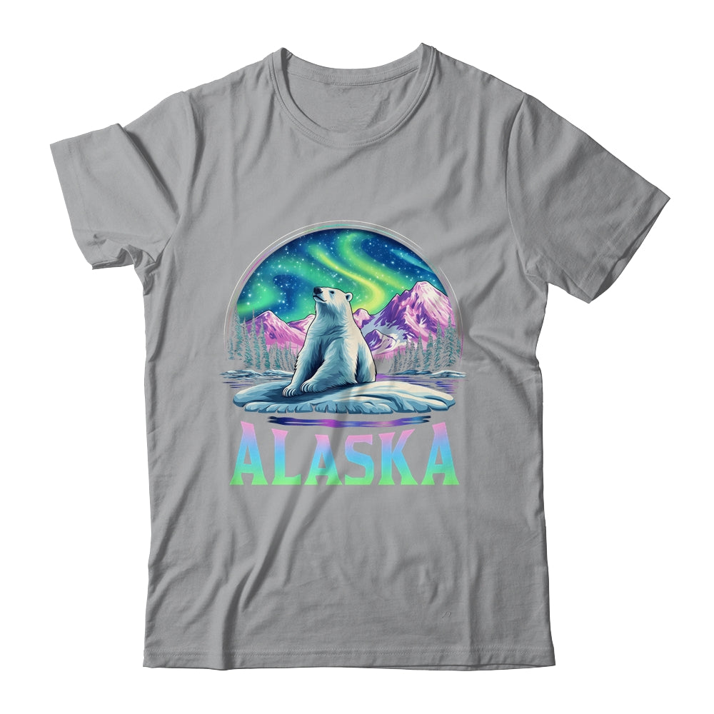 Alaska Northern Lights Aurora Viewing Bear Vacation Trip Shirt & Hoodie | siriusteestore