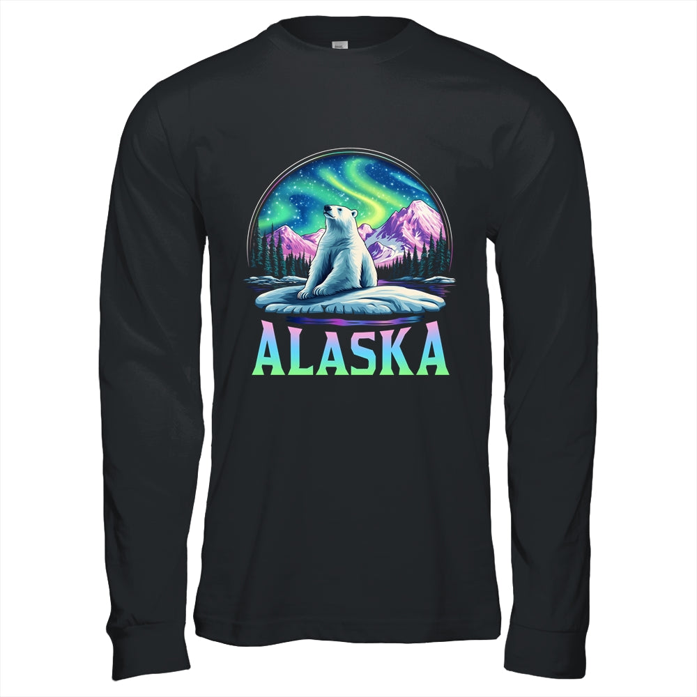 Alaska Northern Lights Aurora Viewing Bear Vacation Trip Shirt & Hoodie | siriusteestore