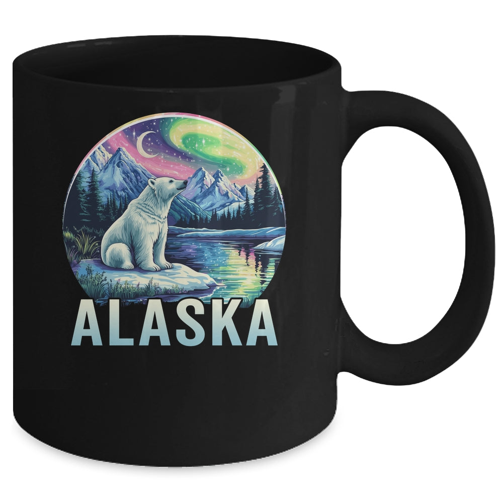 Alaska Northern Lights Aurora Viewing Vacation Alaska Trip Mug | siriusteestore