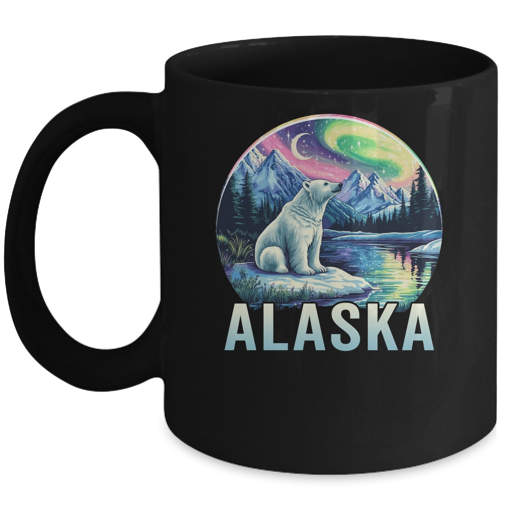 Alaska Northern Lights Aurora Viewing Vacation Alaska Trip Mug | siriusteestore