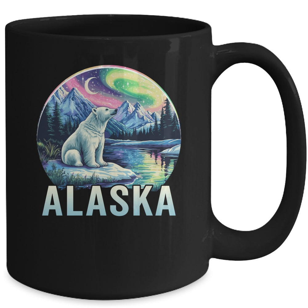Alaska Northern Lights Aurora Viewing Vacation Alaska Trip Mug | siriusteestore