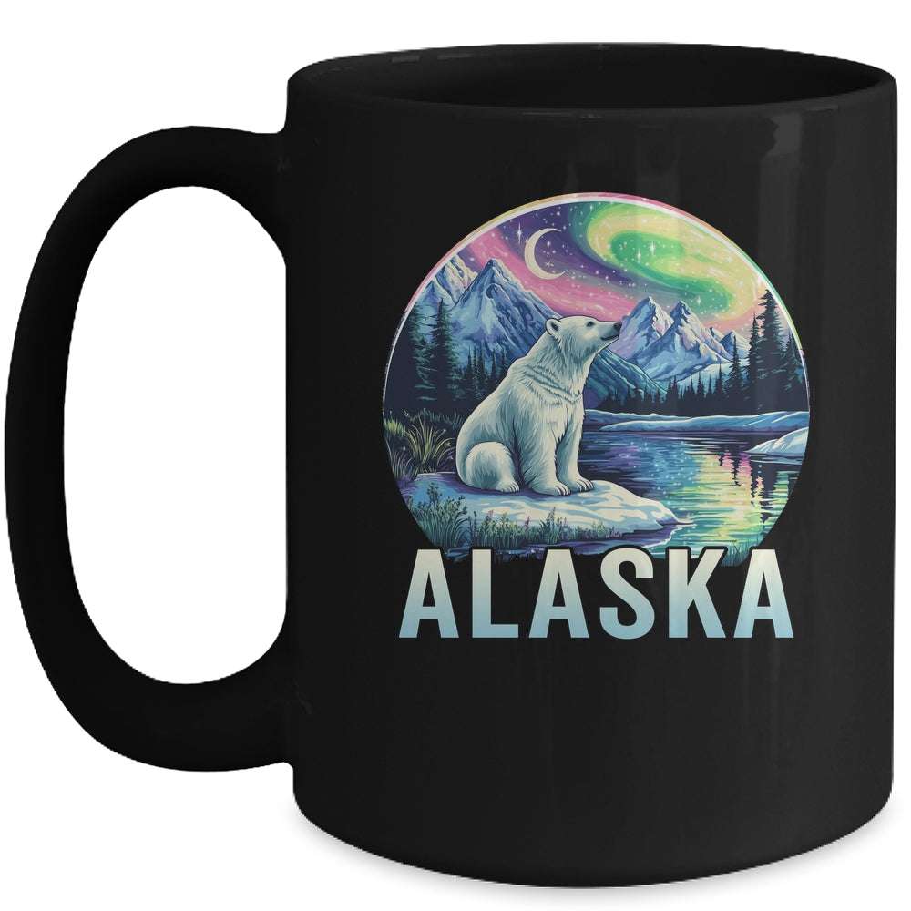 Alaska Northern Lights Aurora Viewing Vacation Alaska Trip Mug | siriusteestore