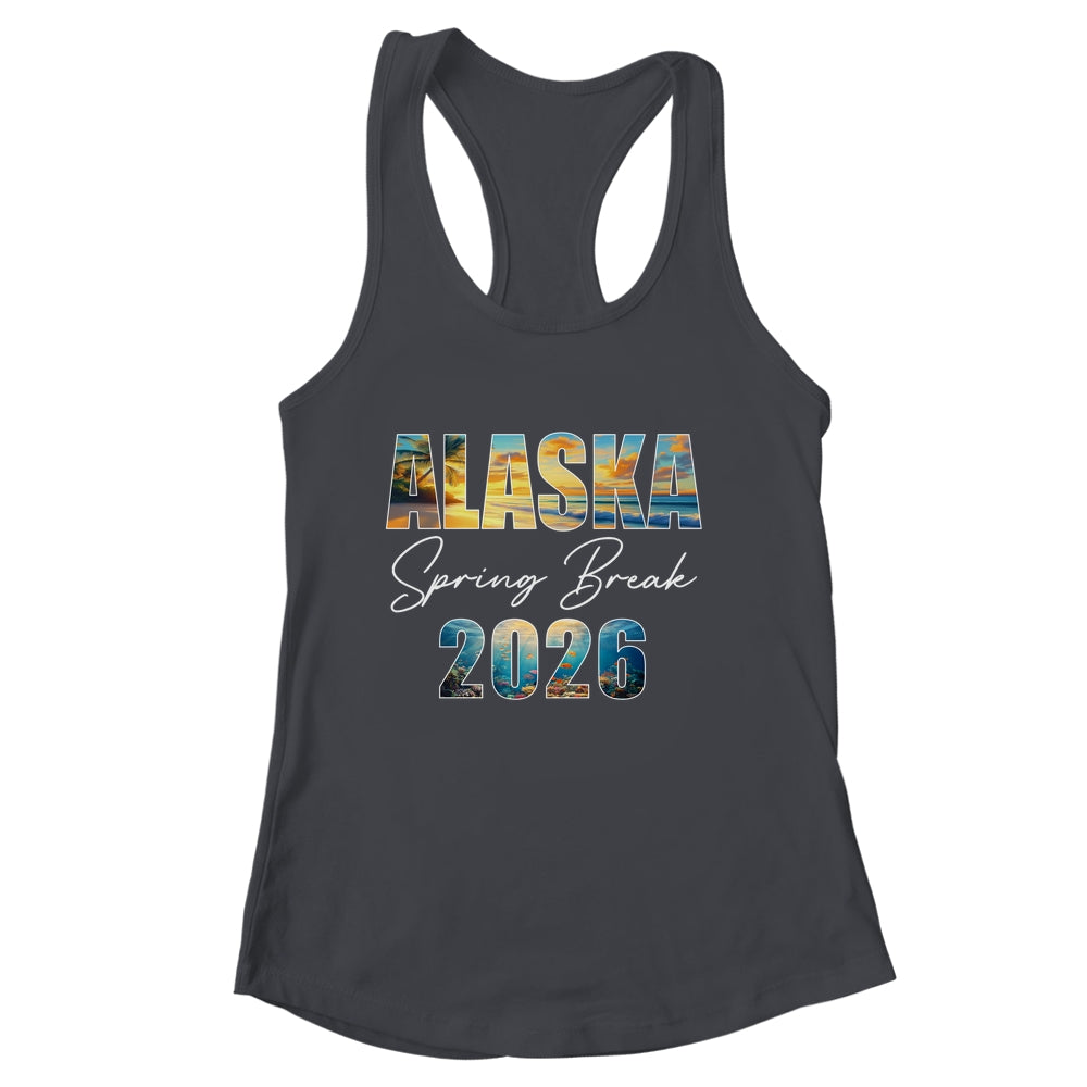 Alaska Spring Break 2026 Summer Vacation Beach Shirt & Tank Top | siriusteestore