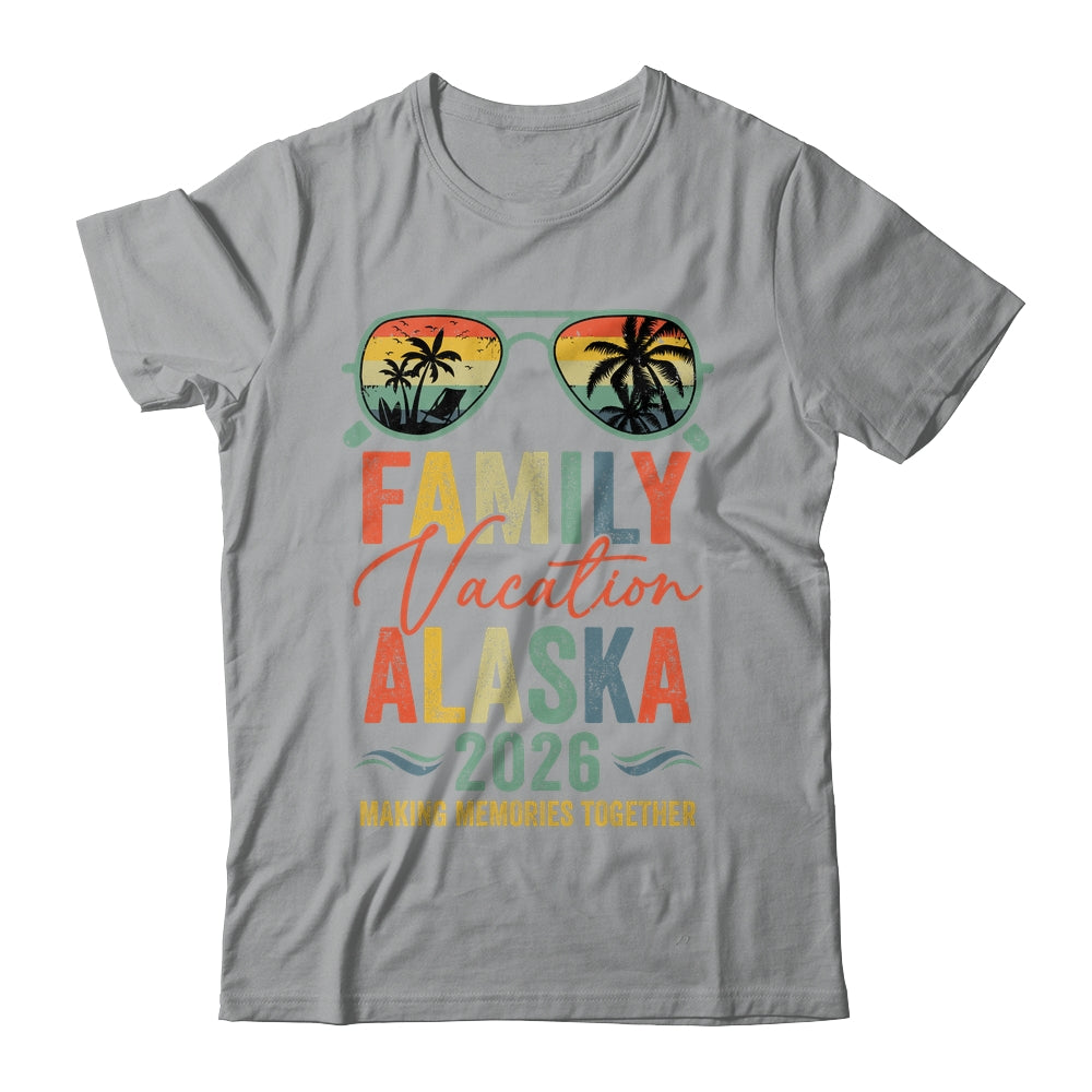 Alaska Vacation 2026 Matching Family Group Summer Shirt & Tank Top | siriusteestore