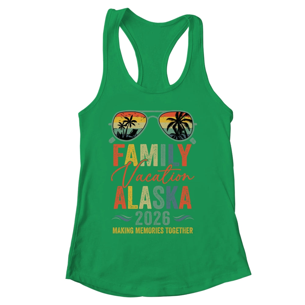 Alaska Vacation 2026 Matching Family Group Summer Shirt & Tank Top | siriusteestore