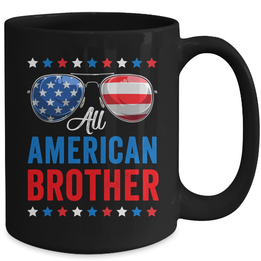 All American Brother 4th Of July Memorial Day Matching Mug | siriusteestore
