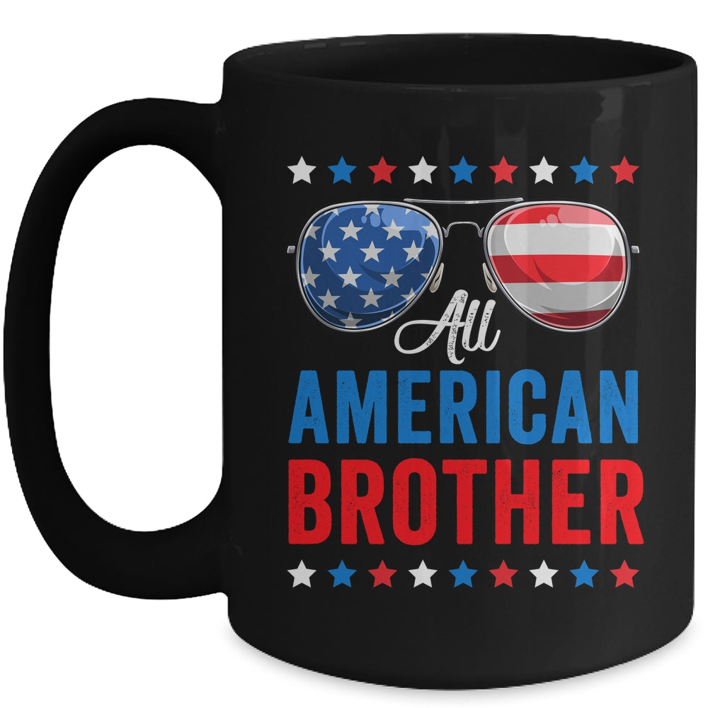 All American Brother 4th Of July Memorial Day Matching Mug | siriusteestore