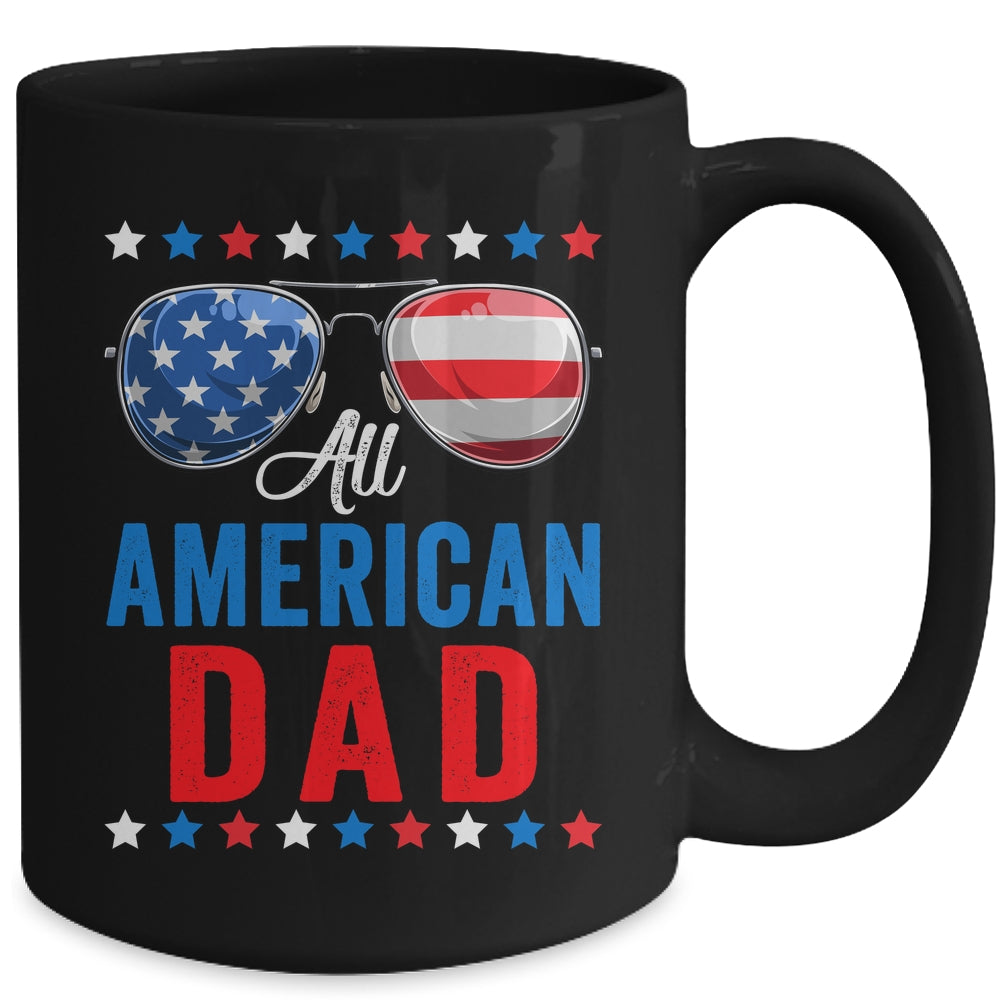 All American Dad 4th Of July Memorial Day Matching Mug | siriusteestore