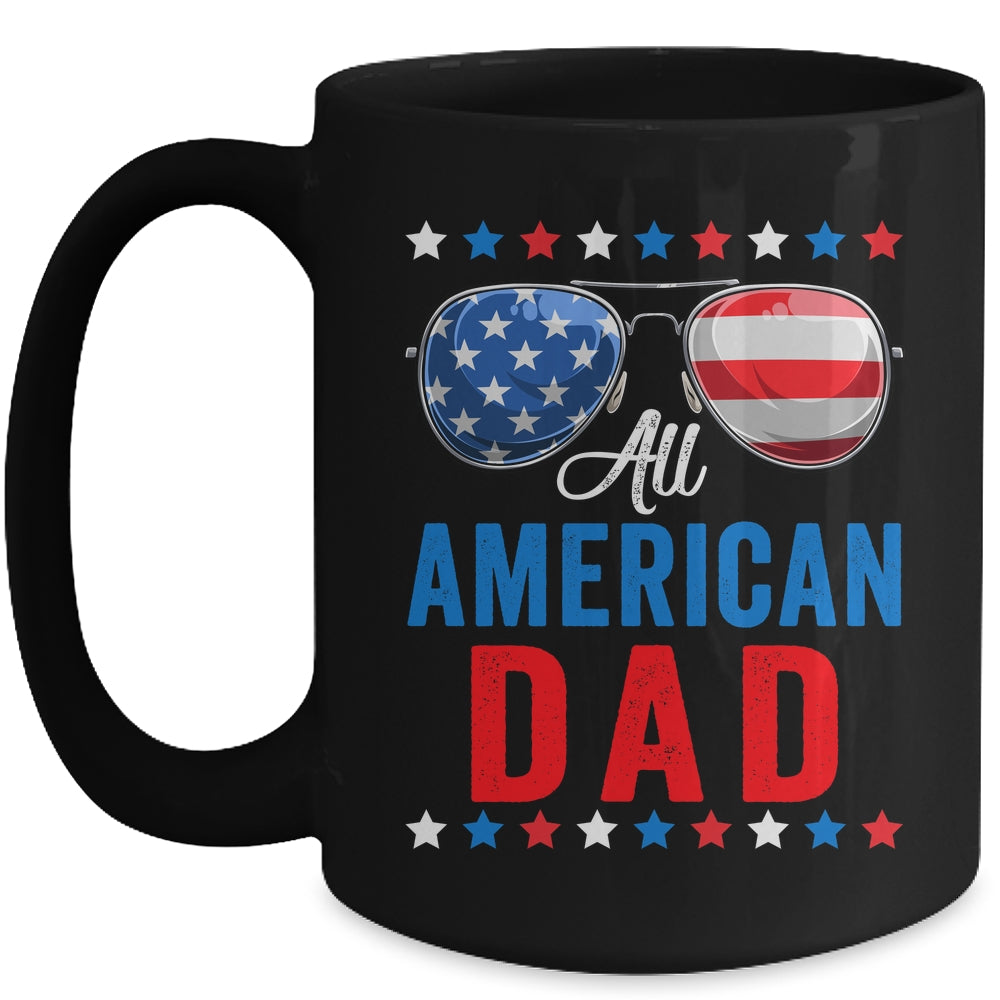 All American Dad 4th Of July Memorial Day Matching Mug | siriusteestore