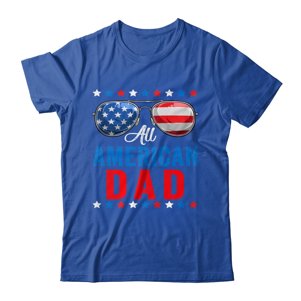 All American Dad 4th Of July Memorial Day Matching Shirt & Hoodie | siriusteestore